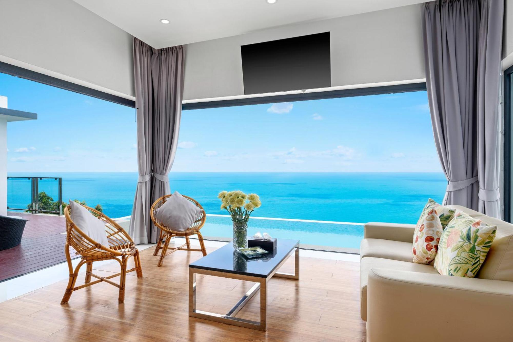 Karpe Diem Villa - Twin Infinity Pools Chaweng  Bagian luar foto