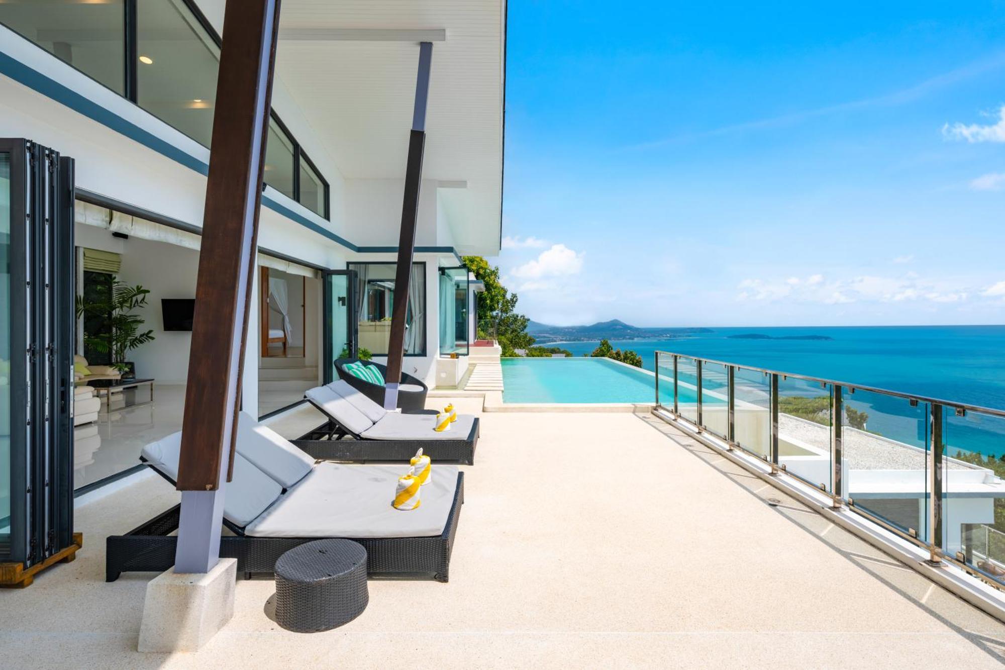 Karpe Diem Villa - Twin Infinity Pools Chaweng  Bagian luar foto