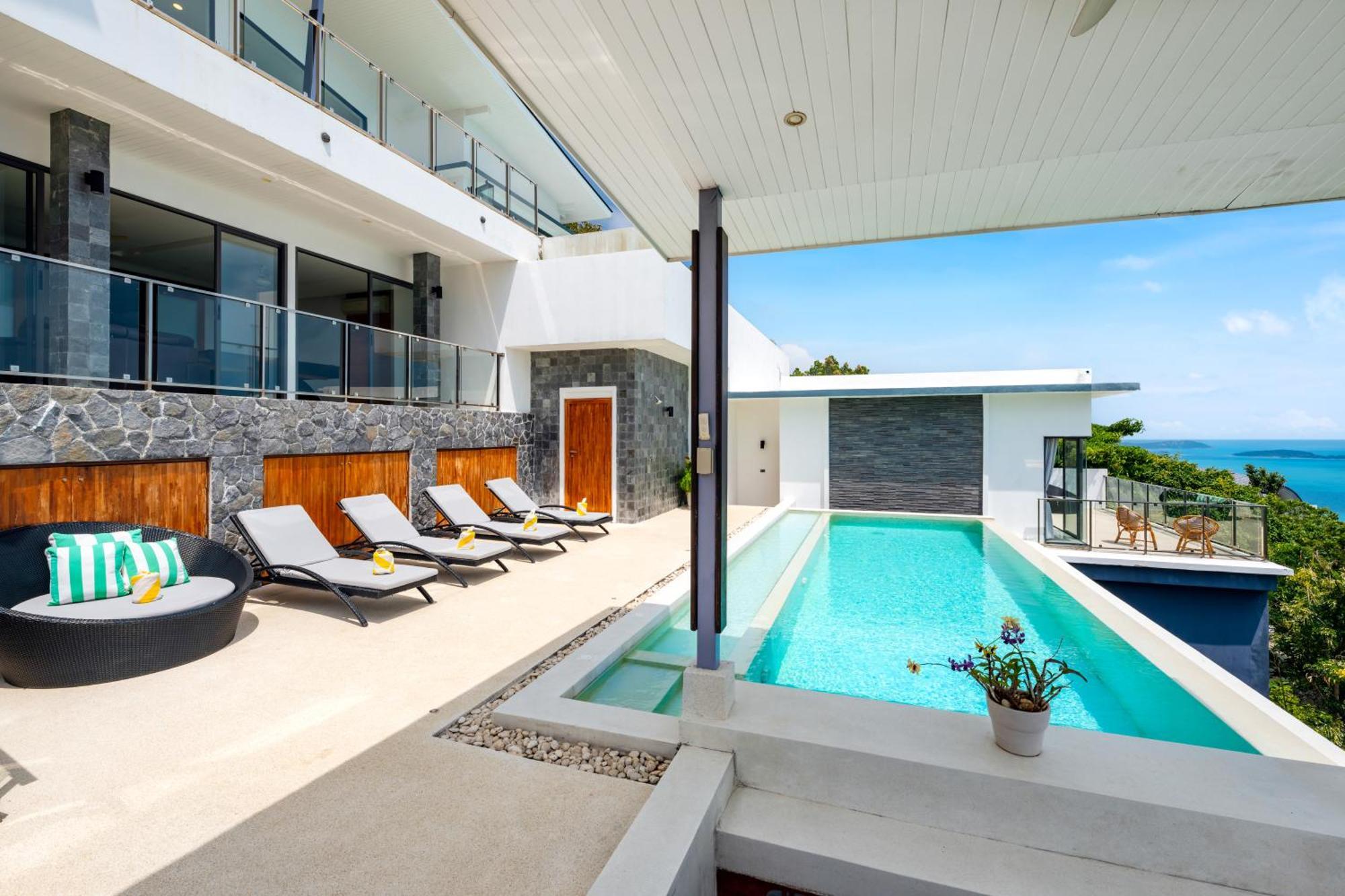 Karpe Diem Villa - Twin Infinity Pools Chaweng  Bagian luar foto