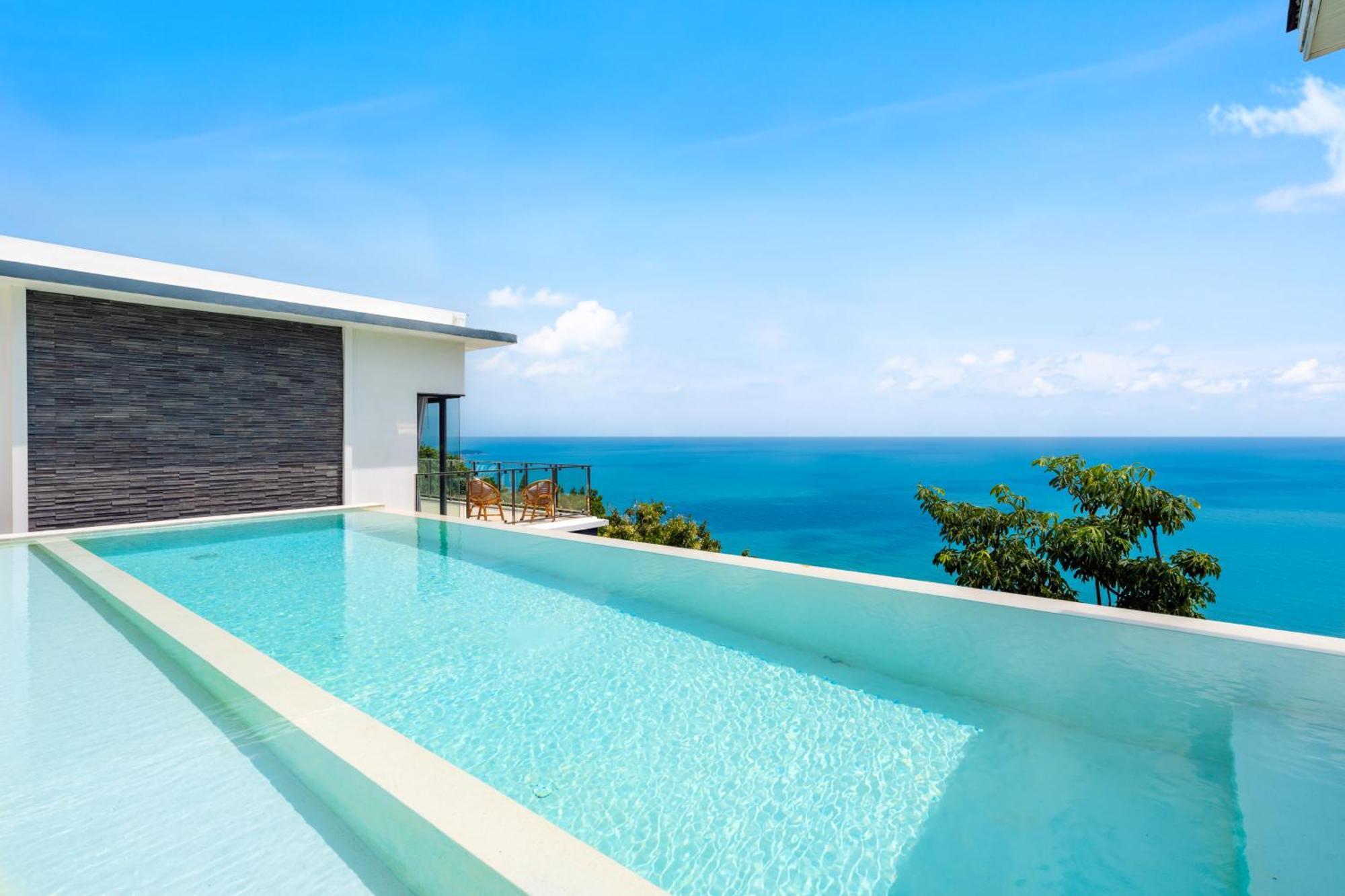 Karpe Diem Villa - Twin Infinity Pools Chaweng  Bagian luar foto