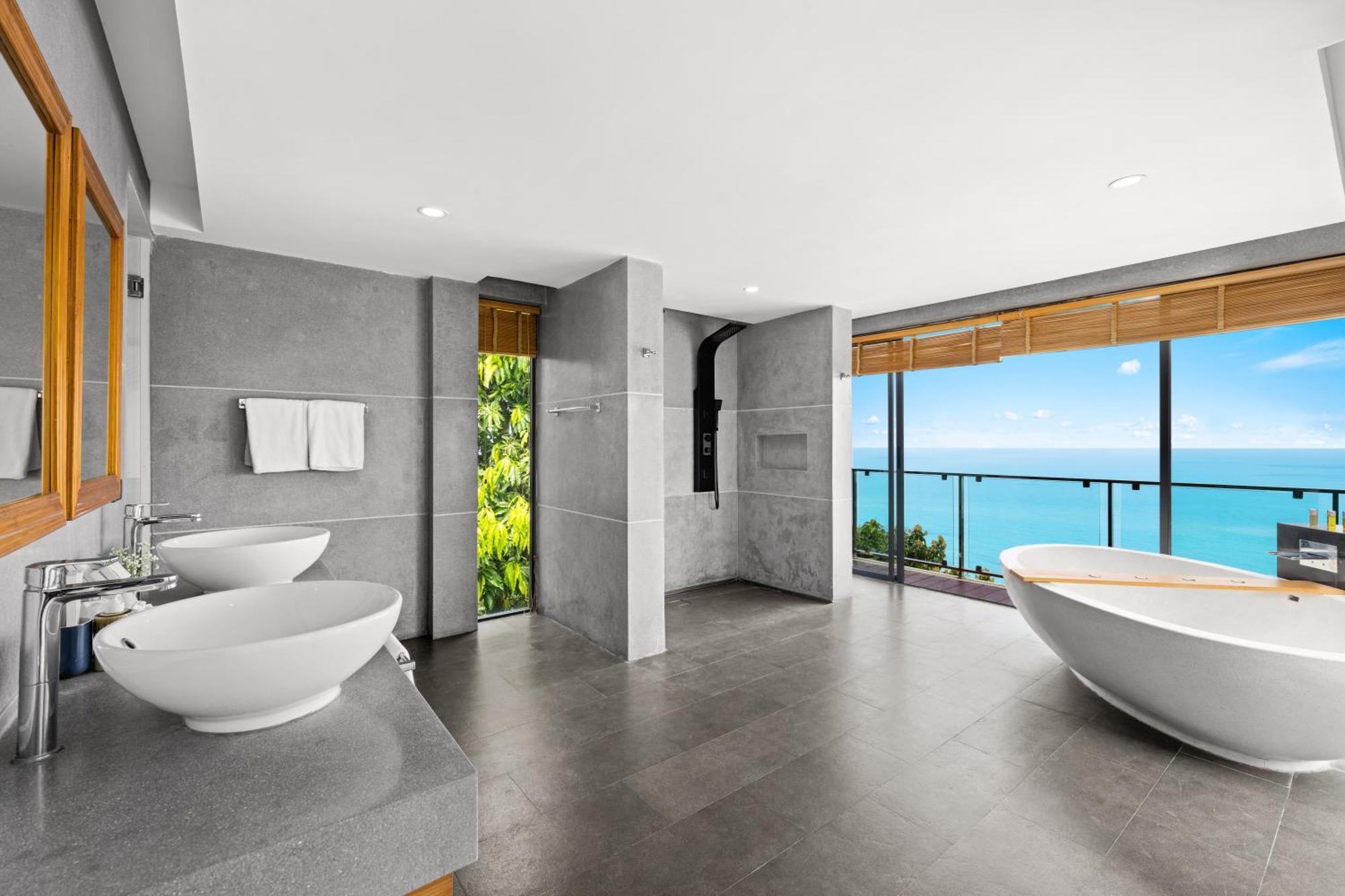 Karpe Diem Villa - Twin Infinity Pools Chaweng  Bagian luar foto