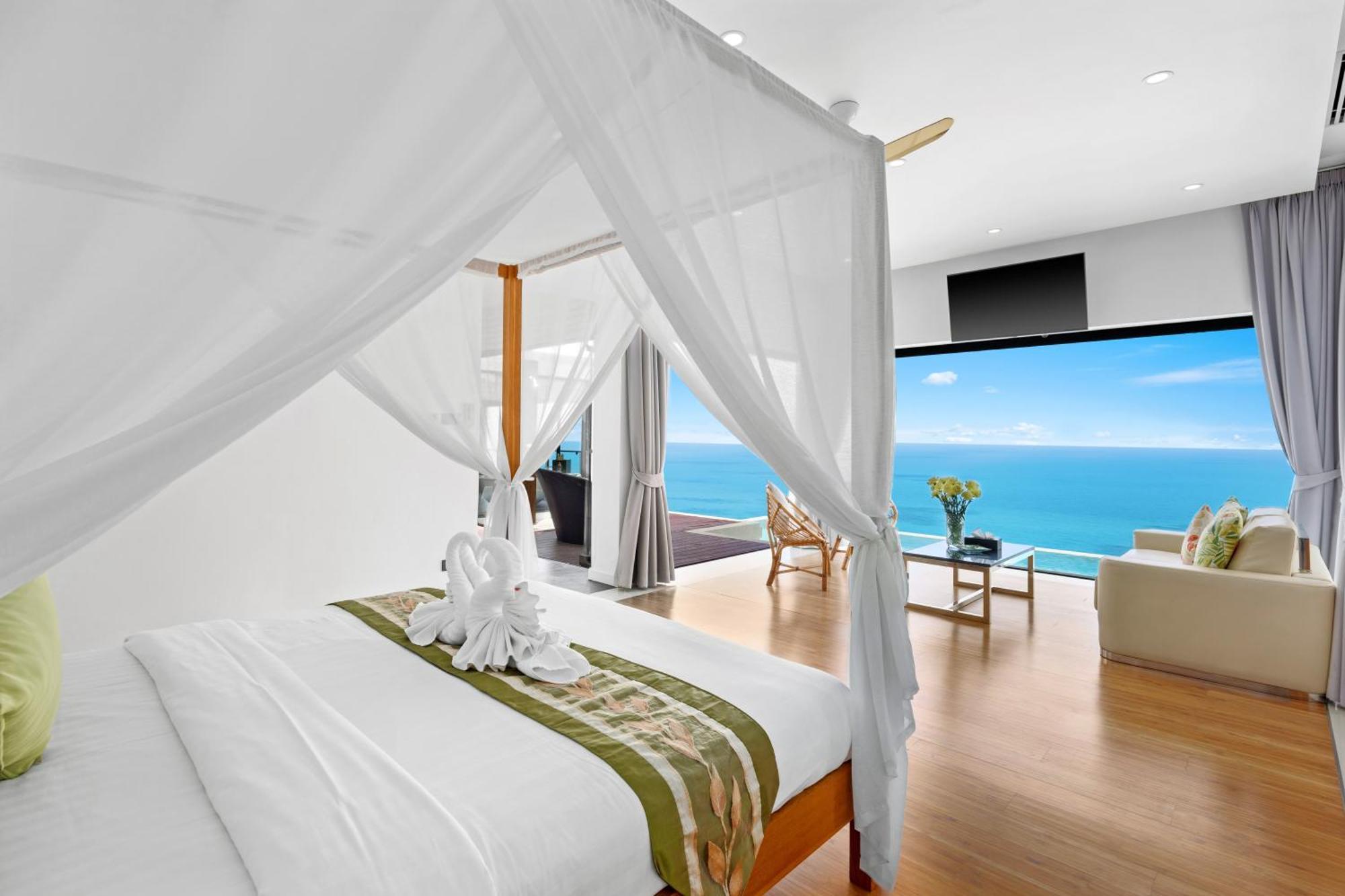Karpe Diem Villa - Twin Infinity Pools Chaweng  Bagian luar foto