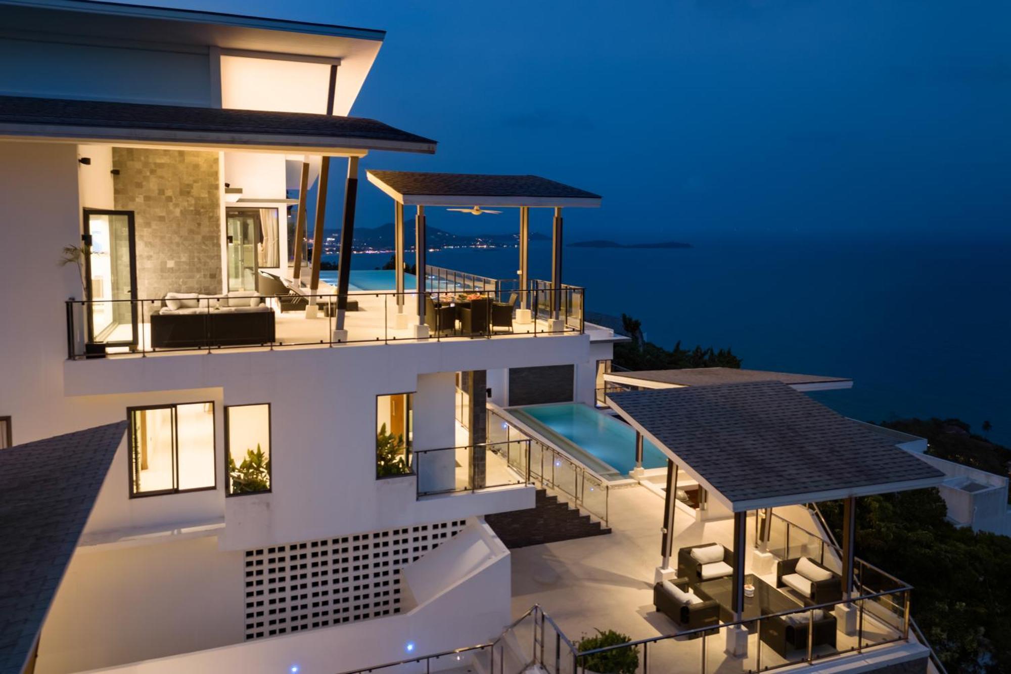 Karpe Diem Villa - Twin Infinity Pools Chaweng  Bagian luar foto