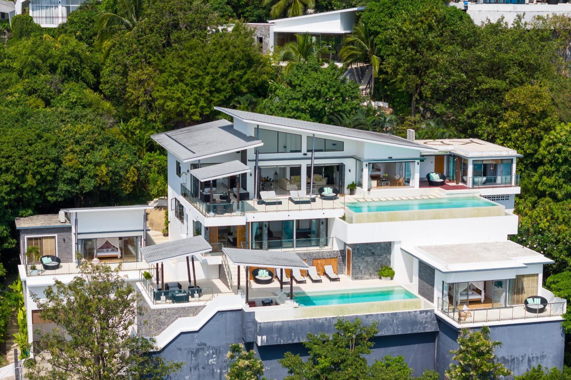 Karpe Diem Villa - Twin Infinity Pools Chaweng  Bagian luar foto