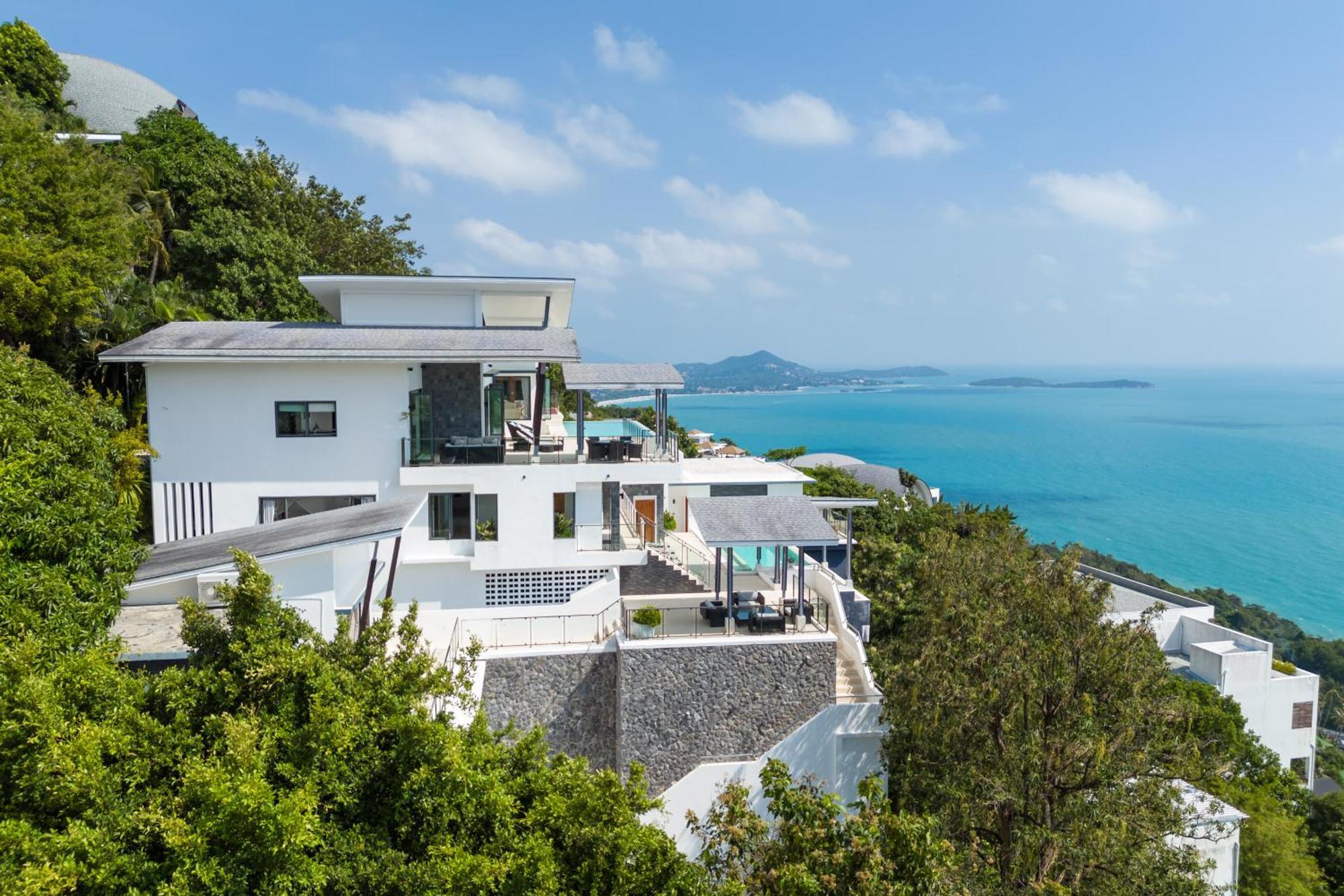 Karpe Diem Villa - Twin Infinity Pools Chaweng  Bagian luar foto