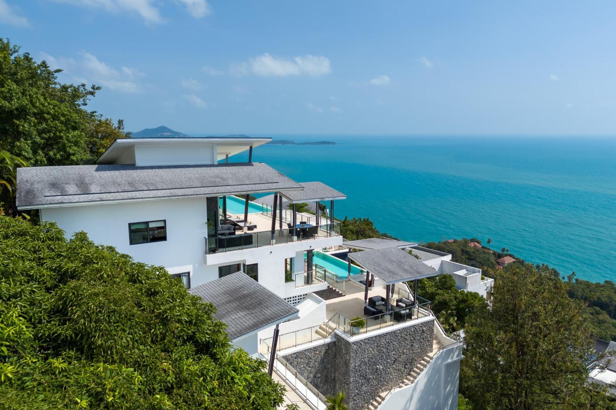Karpe Diem Villa - Twin Infinity Pools Chaweng  Bagian luar foto